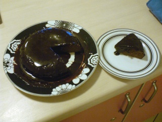 Caek sliced