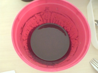 Microwaved glaze mixture