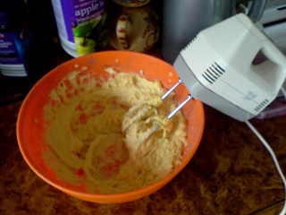 Mix1 butter sugar