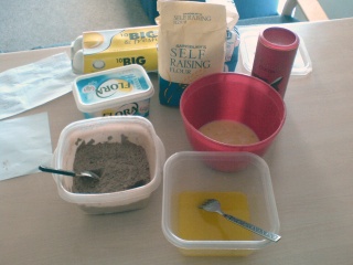 Cake ingredients