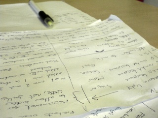 Recipe written down