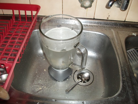 Blender-in-the-sink