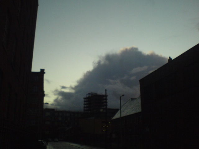 Clouds the next day