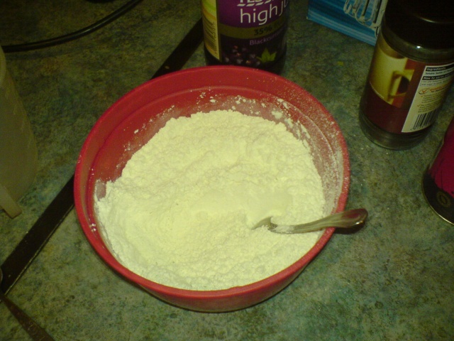 Teaspoons of flour