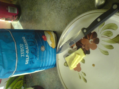 Flour and butter