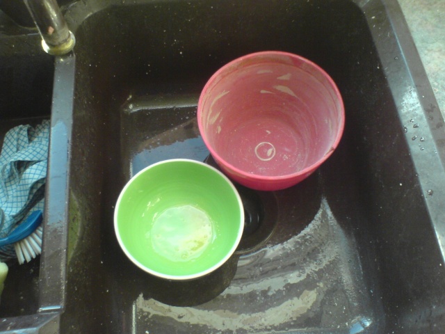 Washing up