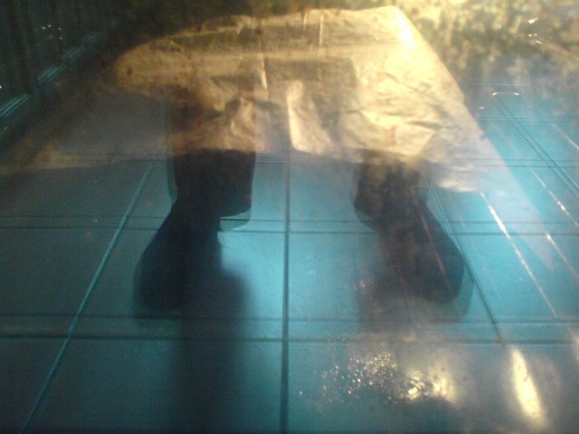 Cake in oven