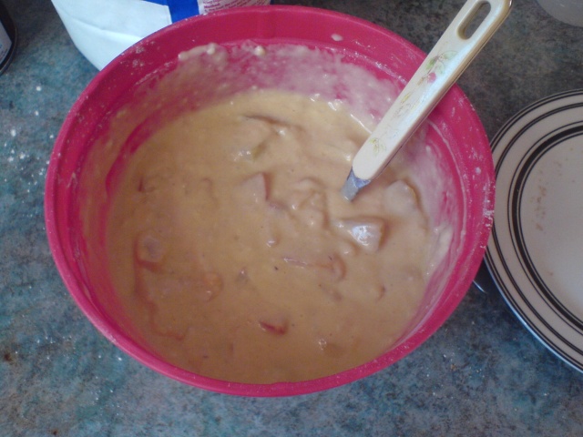 Apple cake mixture