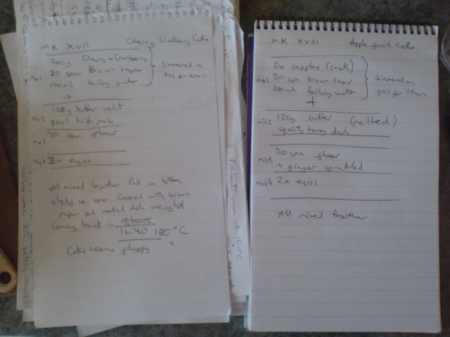 The cranberry cake was great there are no photos but here's the recipe