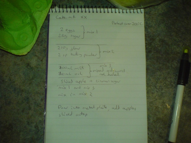 Half the recipe